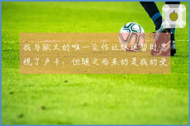 我与欧文的唯一合作让球迷暂时忽视了卢卡，但随之而来的是我的受伤